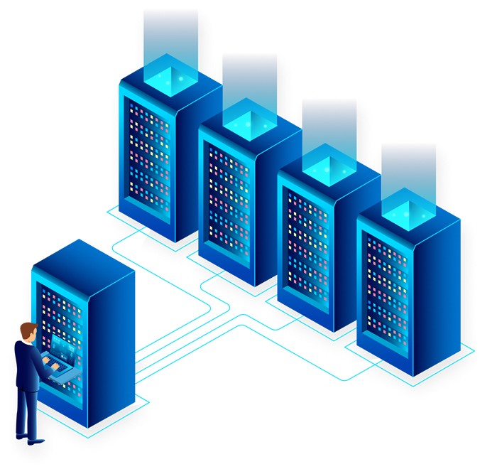 Server Room Illustration
